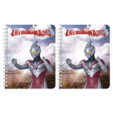 ULTRAMAN 超人力霸王 雅克 50KPP線圈筆記 2本, 灰色, 1組
