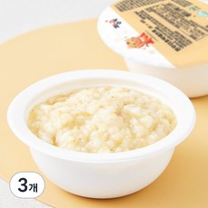 짱죽 중기 9개월부터 이유식 한우단호박테프죽, 혼합맛(한우/단호박테프), 200g, 3개