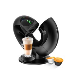 돌체구스토 이클립스 캡슐 커피 머신 9776, 브러시드 블랙 메탈