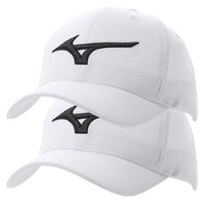 Mizuno RB Tour Basic 高爾夫球帽 52KW2106 0001 2入, 白色, 2個