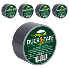 DUCK TAPE 經典灰色 48 mm x 9 m, 5個