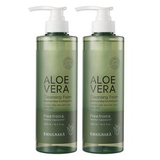 과일나라 알로에베라 모이스처 클렌징폼, 500ml, 2개