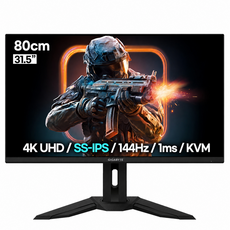 기가바이트 4K UHD 게이밍 144 피씨디렉트 모니터, 80cm, M32U