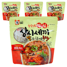 물샘 삼시세끼 김치찌개 라면밥, 110g, 4개