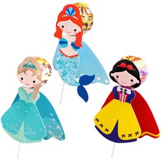 indi.k 美麗公主棒棒糖包裝紙 120組, 1套, 混合顏色