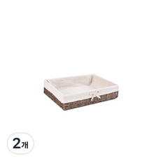 室內收納籃, 棕色, 2個