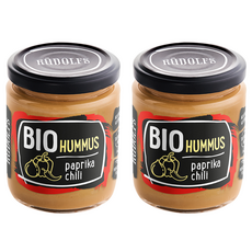 RUDOLFS 유기농 후무스 파프리카 칠리, 2개, 230g