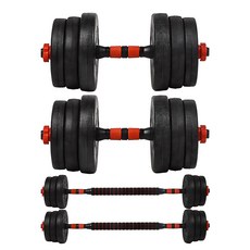 이고웰 무게조절 덤벨 바벨 세트, 20kg, 2세트