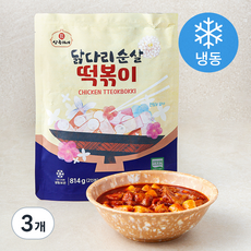 상국이네 무항생제 인증 닭다리순살 떡볶이 (냉동), 814g, 3개