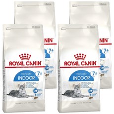 ROYAL CANIN 法國皇家 7歲以上熟齡貓 FHN室內貓乾飼料, 玉米 + 脫水禽肉蛋白, 3.5kg, 4袋