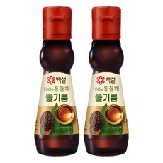 백설 100% 통들깨 들기름, 160ml, 2개