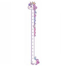 온트리 귀여운 키재기 스티커, 유니콘