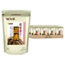 元氣家 烘焙蜜汁胡桃, 12個, 200g