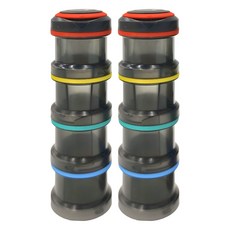 Fullicon 護立康 疊疊防潮保健盒 DP011 14.1 x 3.6 x 3.6cm 黑色 2個, 1組