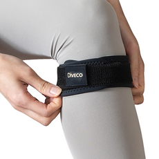 Diveco 雙重加壓護膝 V2, 1個, 黑色