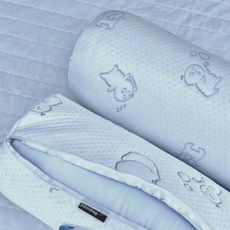 베고자니 마뭉이 쿨 듀라론 냉감 원형 바디필로우, 그레이
