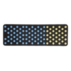 SUCCESS 成功 足底筋膜按摩踏墊 98 x 33cm, 黑色 + 黃色 + 藍色, 1個