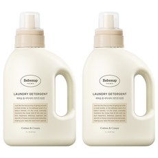 Bebesup Home洗衣精 棉花與奶油香 正裝, 1L, 2個