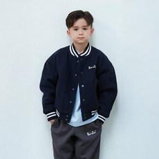 Non Service 兒童拼圖標誌棒球外套