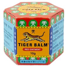 TIGER BALM 虎標 萬金油 紅, 1罐, 10g