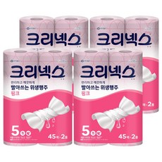 Kleenex 舒潔 可水洗衛生抹布 粉紅色, 90張, 4個