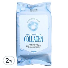 텐제로 레티놀 콜라겐 클렌징 티슈, 2개, 30매입