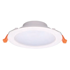 DANCELIGHT 舞光 12W 奧丁崁燈 黃光 12cm 時尚白款, 1盒