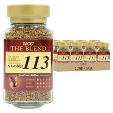ucc THE BLEND 113精製即溶咖啡, 90g, 1入, 12罐
