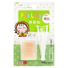台灣 COSMOS Pink Lady 美眼貼 S 80枚入, 1盒