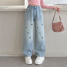 스타빈 여아용 별자수 일자데님팬츠