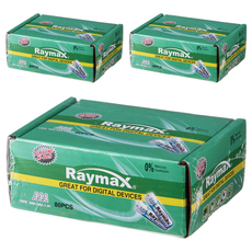 레이맥스 알카라인 AAA 건전지, 80개입, 3개