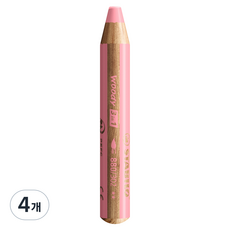 STABILO 思筆樂 Woody 色鉛筆 302 粉彩粉紅, 1色, 4個