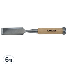 smato 木工鑿 木柄 SM-FC19W C1092992, 6個