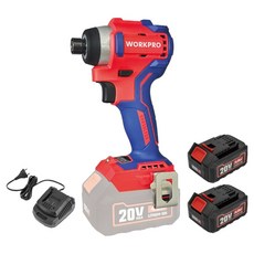 워크프로 20V 충전임팩드라이버세트 4.0ah WP390103, 1세트