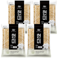 더담은 국산 현미, 2kg, 4개