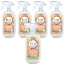 ECOS 天然織物除臭噴霧 591ml, 木蘭百合花, 5瓶