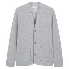 바쏘 남성용 울 블렌드 자켓형 가디건 BSX3WA27A