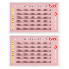 LOVISH 分段式假睫毛組, 001, 2個