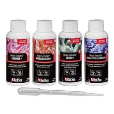 Red Sea 紅海 珊瑚增色添加劑套組 Trace-Colors 微量元素補充劑, 100ml, 1組