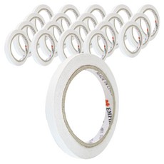 EMPIRE 雙面膠帶 10mm x 20m, 白色半透明, 20個