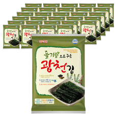 삼육김 들기름으로 구운 광천 전장김, 20g, 30개