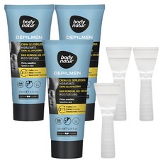 바디네이처 제모크림 맨 바디 센시티브 스킨, 3개, 200ml