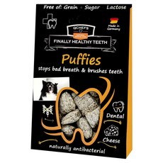 Qchefs 黑科技潔牙泡芙 德國天然抗菌 65g, 鮮乳酪起司, 1包