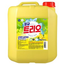 Trio 洗碗精, 檸檬/青檸, 12kg, 1個