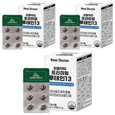 리얼닥터 프리미엄 루테인 13 15g, 30정, 3개