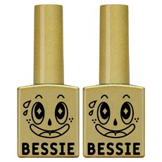 BESSIE 歡樂夏日凝膠指甲, GL17 驚豔香蕉, 11ml, 2個