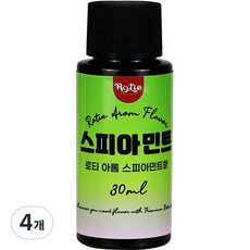 로티 아롬 식품향로 스피아민트향, 4개, 30ml