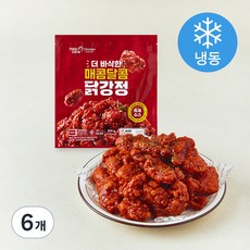 멕시카나치킨 더바삭한 매콤달콤 닭강정 (냉동), 500g, 6개