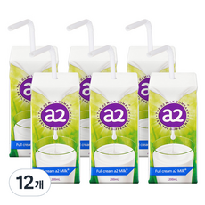 a2 MILK A2蛋白質牛奶, 200ml, 12入
