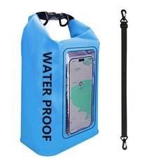 메이첼 크펄 여름 핸드폰 방수팩 크로스백 5L 10679, 스카이 + 블루, 1개